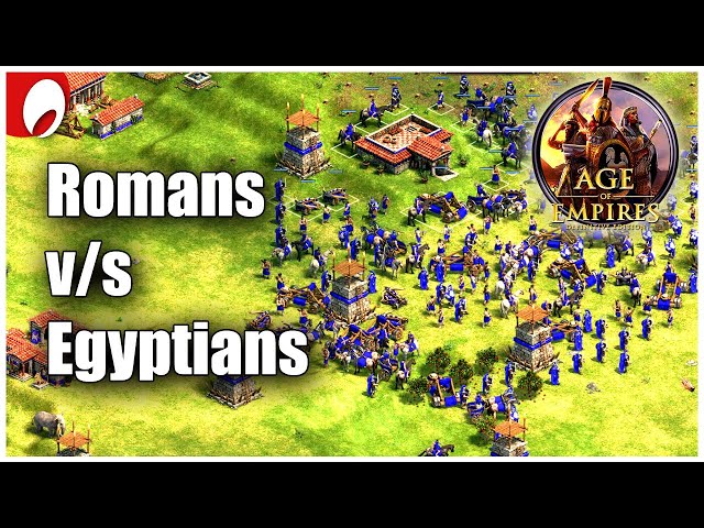 Romans vs Egyptians | Age of Empires: Definitive Edition - Gameplay (PC|HD)