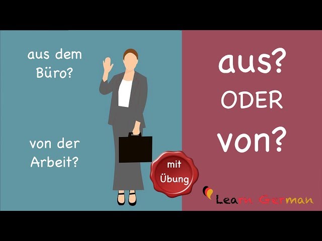 Learn German | Common Mistakes in German | aus oder von? | A1 | A2