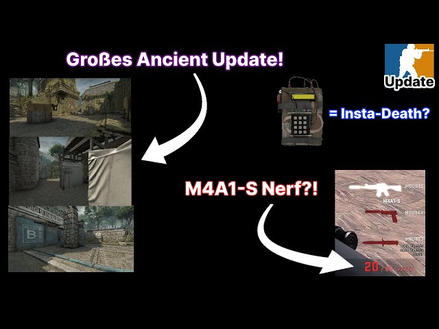 CSGO Update: M4A1-S Nerf! Ancient Update & C4 Änderungen auf Inferno | CS:GO Patchnotes