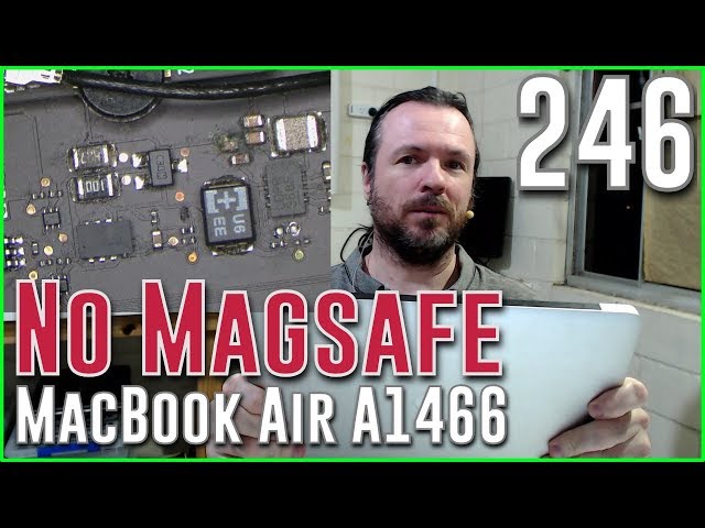 #246 Macbook Air A1466 - Magsafe,  no green light