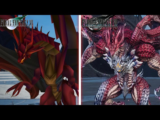 Final Fantasy VII Rebirth - All Summons Comparison - Original vs Rebirth & Remake