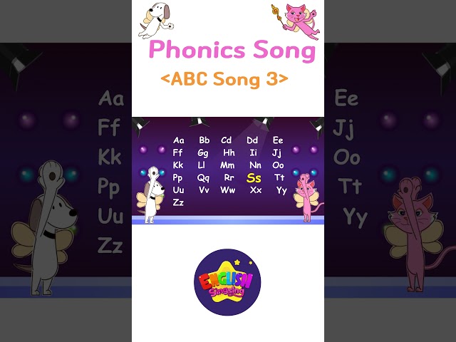 ABC Song 3 - Alphabet Song - English song for Kids - Sing along #shorts