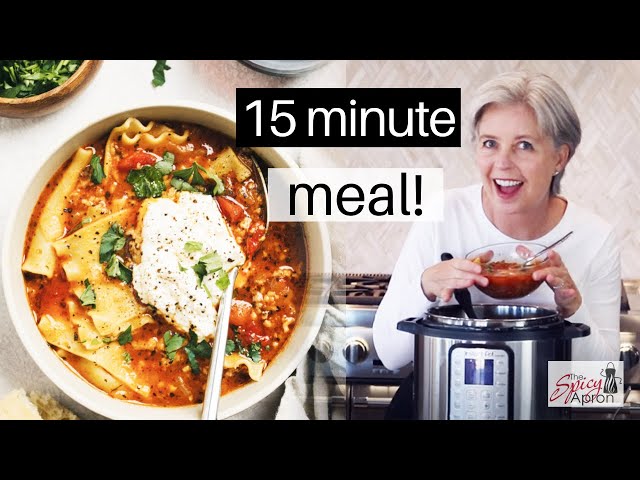 Instant Pot Lasagna Soup | TASTY and EASY