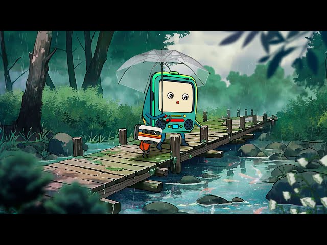 rain in the village - calm your mind [ chill beats to work/relax to ]