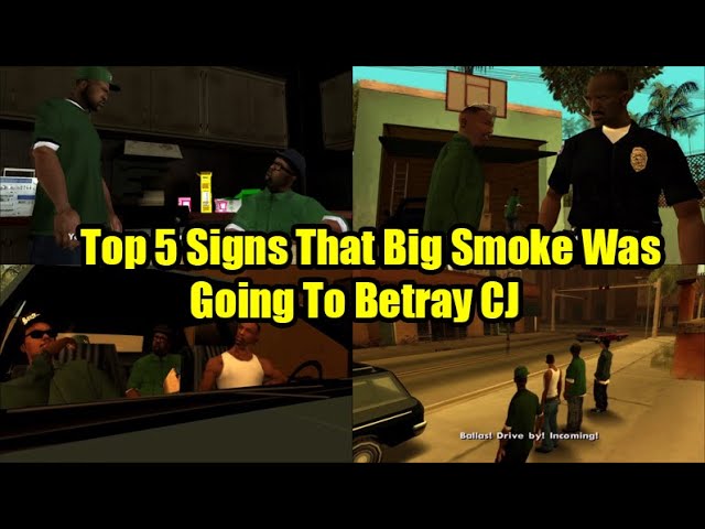Top 5 Hidden Early Signs That Big Smoke Was Going To Betray CJ  GTA San Andreas Lore