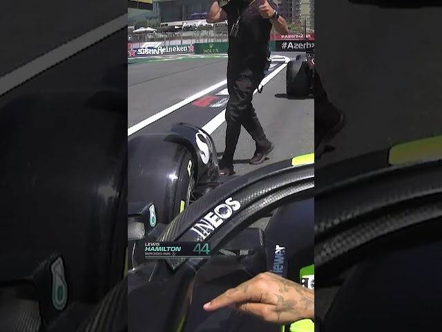 Camera Op Lens A Hand To Lewis Hamilton #Shorts