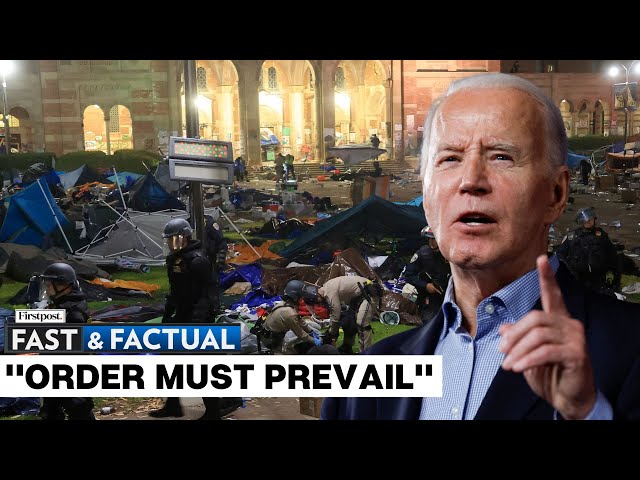 Fast and Factual LIVE: US President Joe Biden Criticises Pro-Palestine Protests in College Campuses