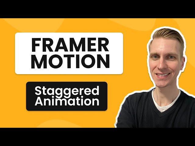 Framer Motion Staggered Animation Triggered by Scrolling Once Into View