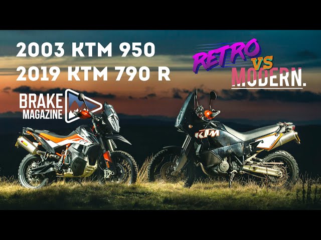 Retro vs Modern -  2004 KTM 950 vs 2019 KTM 790 ADV R