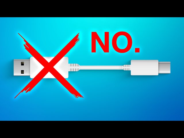 You're Probably Using the WRONG USB Charging Cable