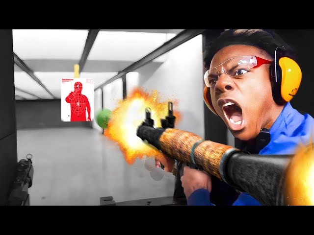iShowSpeeds First Time SHOOTING GUNS.. 😂 (Age Restricted)