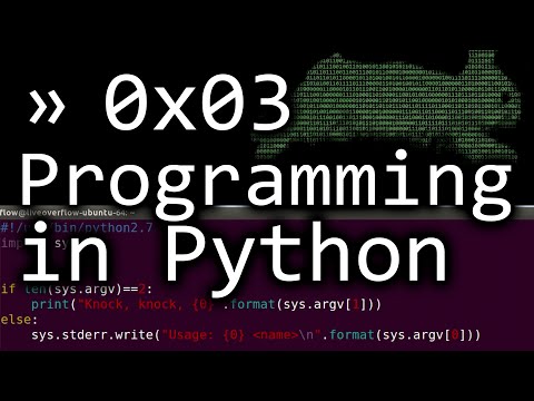 Writing a simple Program in Python - bin 0x03