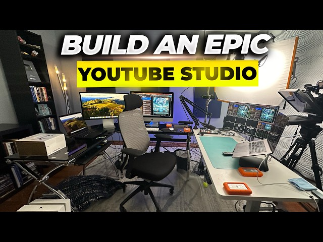 Build An Epic YouTube Studio In a Bedroom