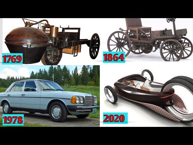 Evolution Of Cars 1769 - 2020