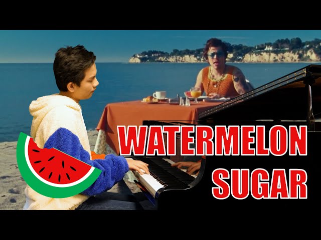 Watermelon Sugar Piano Cover Harry Styles | Cole Lam 13 Years Old