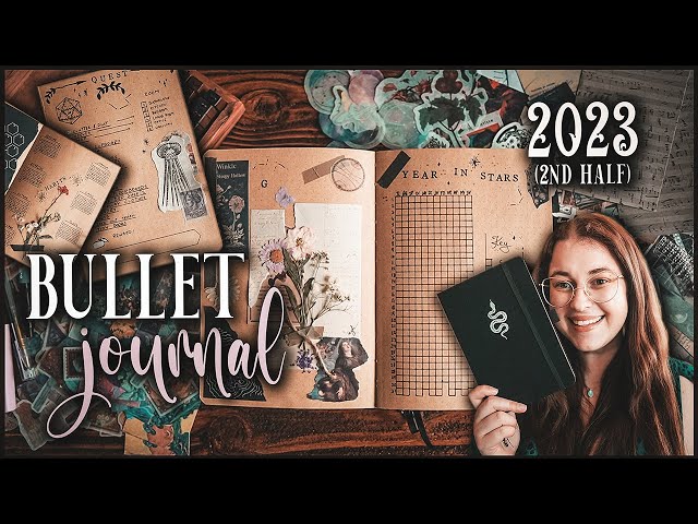 Back to Bullet Journaling 🪶 2023 (2nd half) flip through 🌸