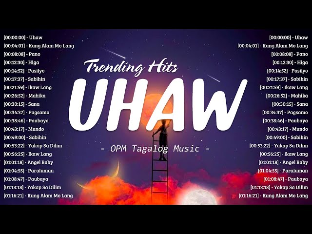 Uhaw 🎵 TOP OPM Love Songs With Lyrics 2024 🎧 Best Tagalog Songs Playlist