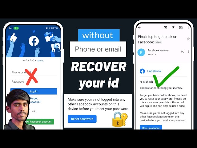How to Recover Facebook account without Phone number and Email 2024 - Fb Recover Kaise kare New step