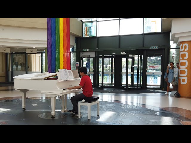 I Played Elton John Your Song in Public Gets a Wedding Proposal Cole Lam 12 Years Old