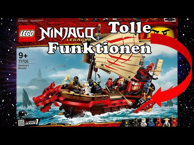 Schönes Modell mit interessanten Funktionen! Lego Ninjago Legacy Destiny's Bounty 71705 Review