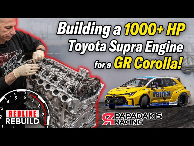 1000+ Horsepower Toyota Supra (BMW) B58 engine BUILD with Papadakis Racing's Formula Drift team