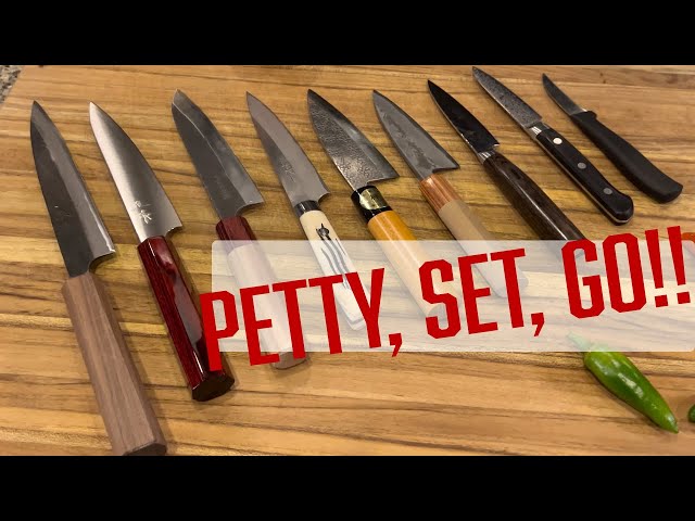 Petty, Set, Go! This is your complete petty knife discussion. We take on all the different sizes