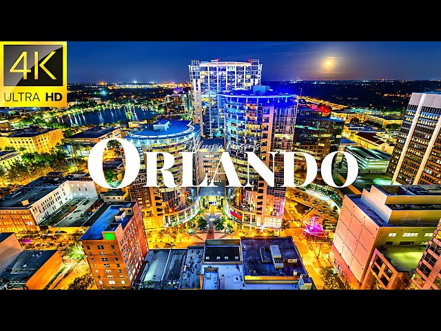 Orlando, Florida, USA in 4K 60FPS HDR ULTRA HD Drone Video