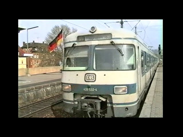 S-Bahn Chaos 1993: München hilft Stuttgart  (Schmierfett Affäre) ET 420