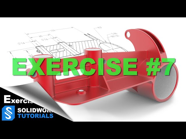 Fast Pace at 400% - SolidWorks Exercise for Professionals - No7 - with Ryan