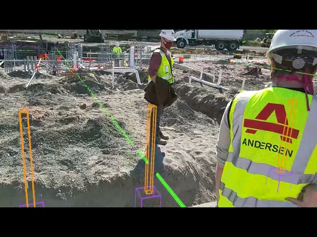 Walking in Augmented Reality with Argyle for Construction