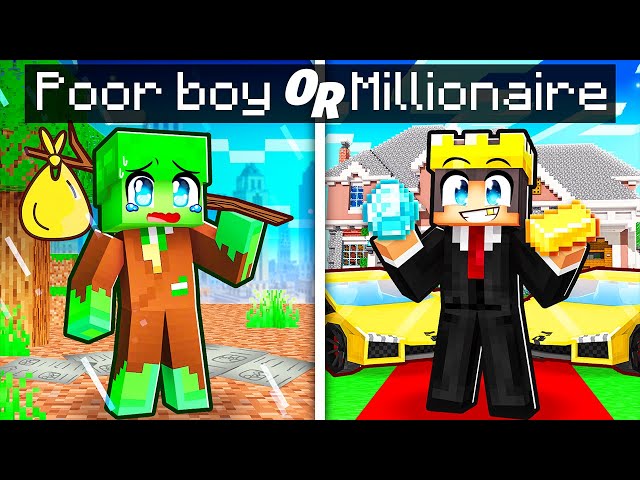 The POOR BOY or the MILLIONAIRE in Minecraft?