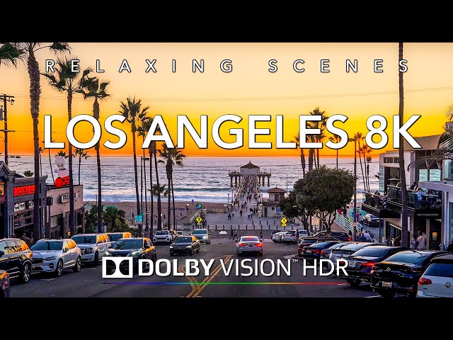 Driving Los Angeles in 8K HDR Dolby Vision - Santa Monica to Palos Verdes California