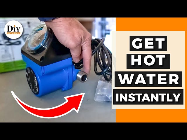 Get Hot Water Instantly - How To Install a Recirculating Pump!