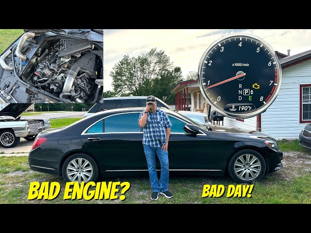 My Cheap 2014 Mercedes S550 Broke and it's a BIG ONE! Timing Issues!!