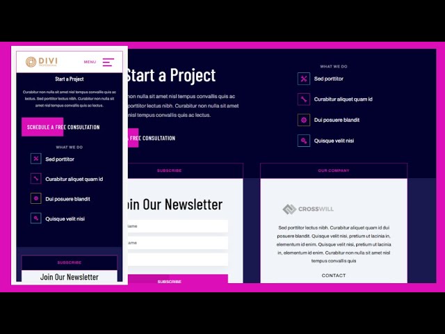 How to Use Blurb Modules as Footer Items with Divi