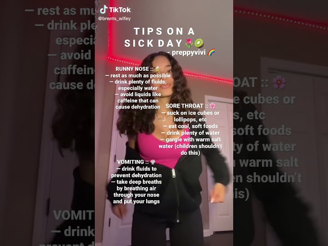 tips on a sick day :: 🌷🥝 #preppy #shorts #notme #fyp #tips #viral