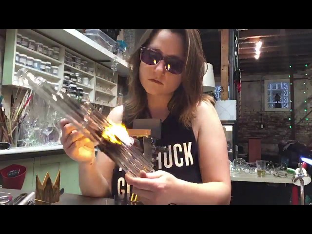 Flameworking Glass Pan Pipes Timelapse by Madeline Rile Smith
