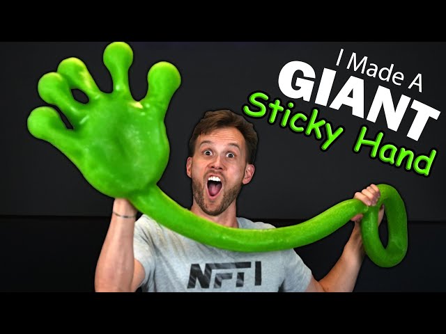 World's LARGEST Giant Sticky Hand!