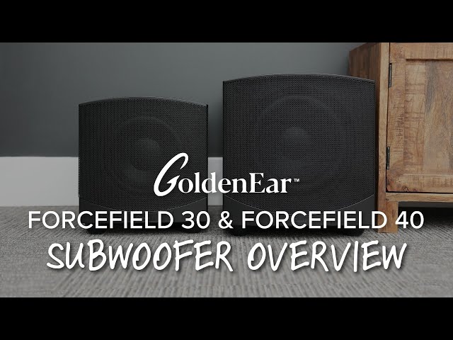 GoldenEar ForceField 30 & 40 Subwoofer Overview | Deep Bass Impact & Musical Purity - SLAM + SPEED!