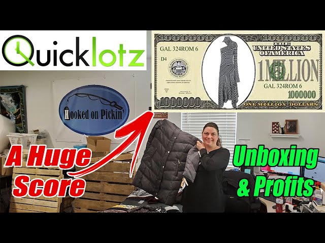Quicklotz Unboxing & Listing - I had an awesome Item! - I reveal some amazing profits! Damaged Items