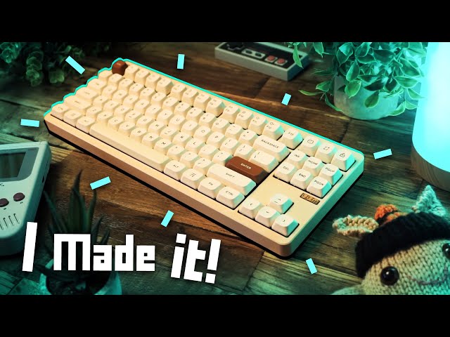 Building a BEAUTIFUL Retro Keyboard (Nuphy Gem80)