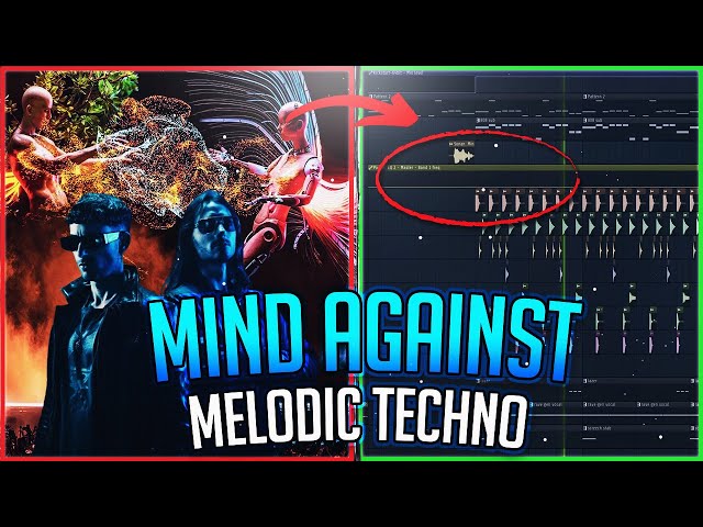 How To Make An Mind Against Style Melodic Techno Drop [FL Studio Tutorial]