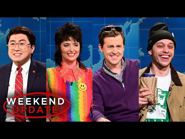 Weekend Update ft. Bowen Yang, Sarah Sherman, Alex Moffat and Pete Davidson - SNL