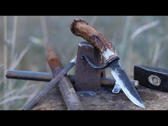 Making a Knife from an Old File - Backyard Blacksmithing