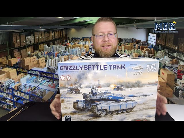 MBK unboxing #921 - 1:35 Grizzly Battle Tank (Border Model BC-002)