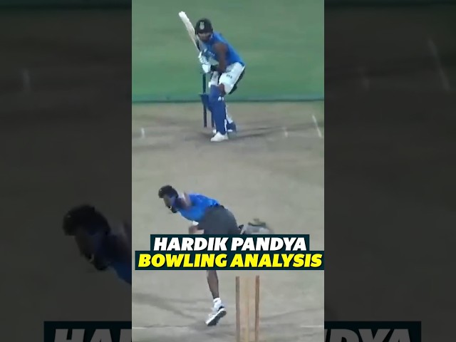 Hardik Pandya Bowling Action Analysis❗️Reason for lower back injury