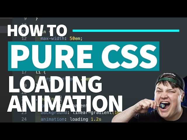 CSS Loading Animation Tutorial - Create a CSS Only Loading Skeleton with CSS Gradients