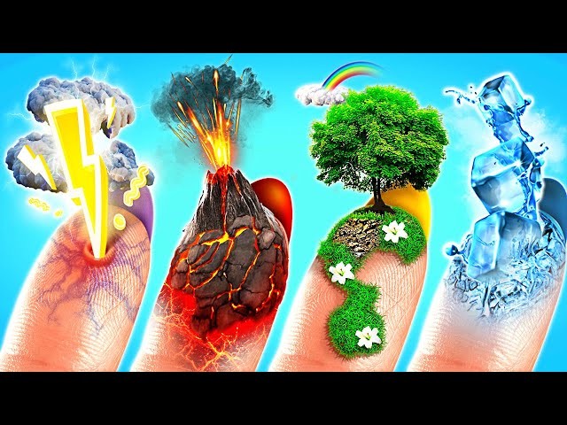 WOW! Four Elements in REal Life - Fire, Water, Earth and Air | Incredible in Real Life by Double Jam