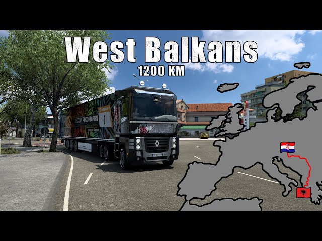 Scenic Journey West Balkans in Renault Magnum | Euro Truck Simulator 2