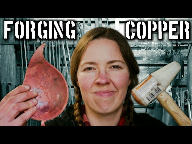 Forging Copper Bowls {Forging with Jess}
